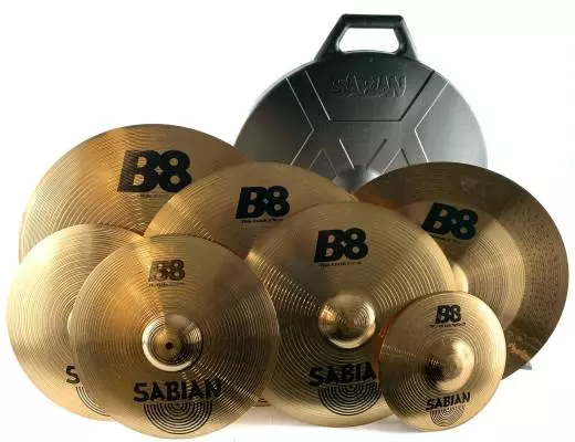 SABIAN B8 COMPLETE SET W/ HARDCASE